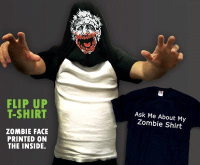 Halloween Costume T-Shirt - Ask Me About My Zombie Shirt T-Shirt