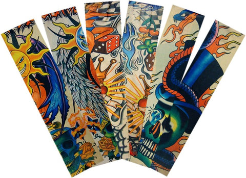 Tattoo Sleeves - Assorted Tattoo Sleeves (3 Pair of Assorted Tattoo Sleeves)