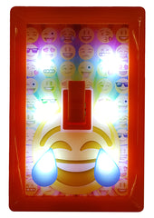 Assorted Stick-on Super Bright Emoji Wall Switch Night Light