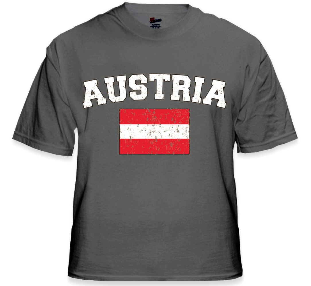 Austria Vintage Flag International Mens T-Shirt