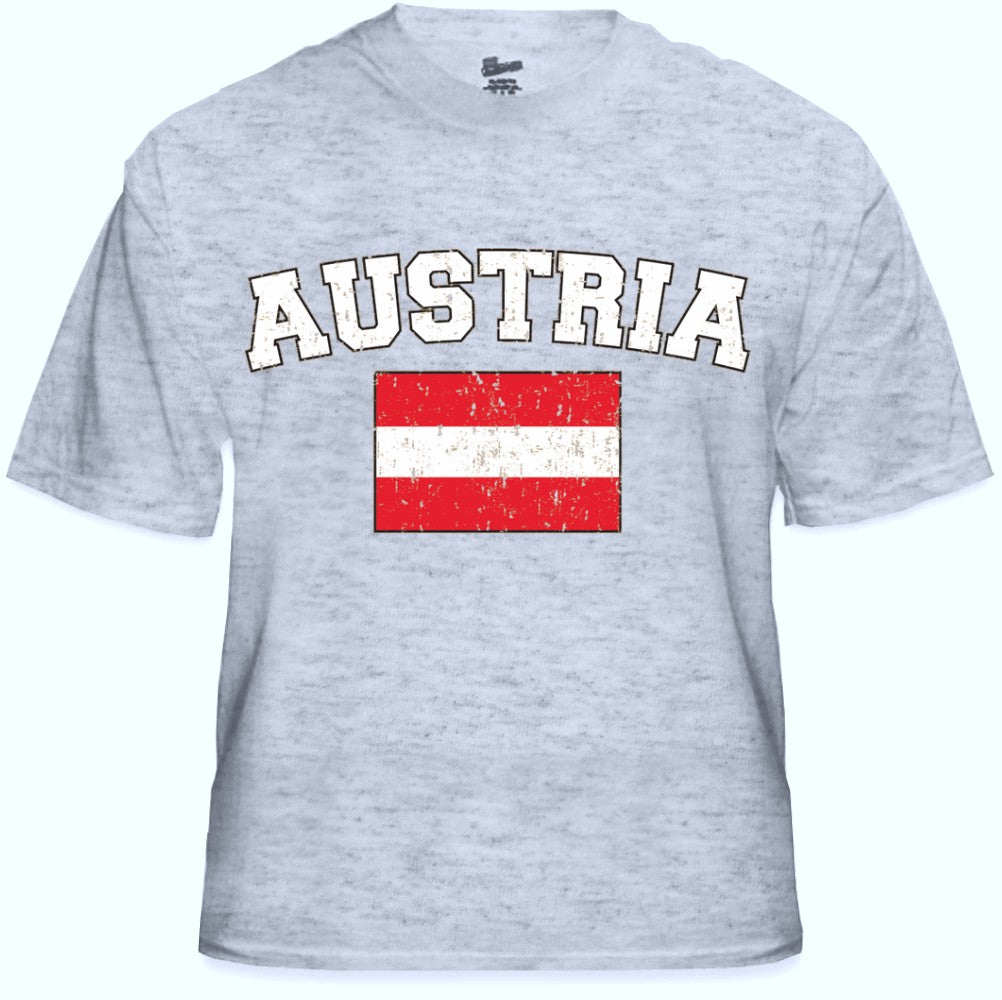 Austria Vintage Flag International Mens T-Shirt