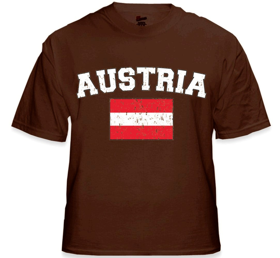 Austria Vintage Flag International Mens T-Shirt