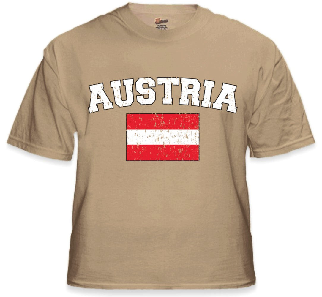 Austria Vintage Flag International Mens T-Shirt