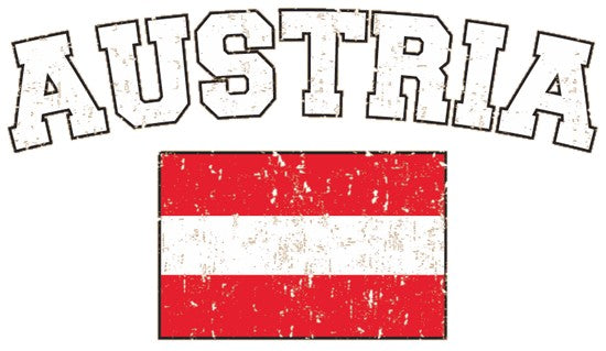 Austria Vintage Flag International Mens T-Shirt