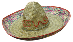 Authentic Mexican Sombrero 19" (Red)