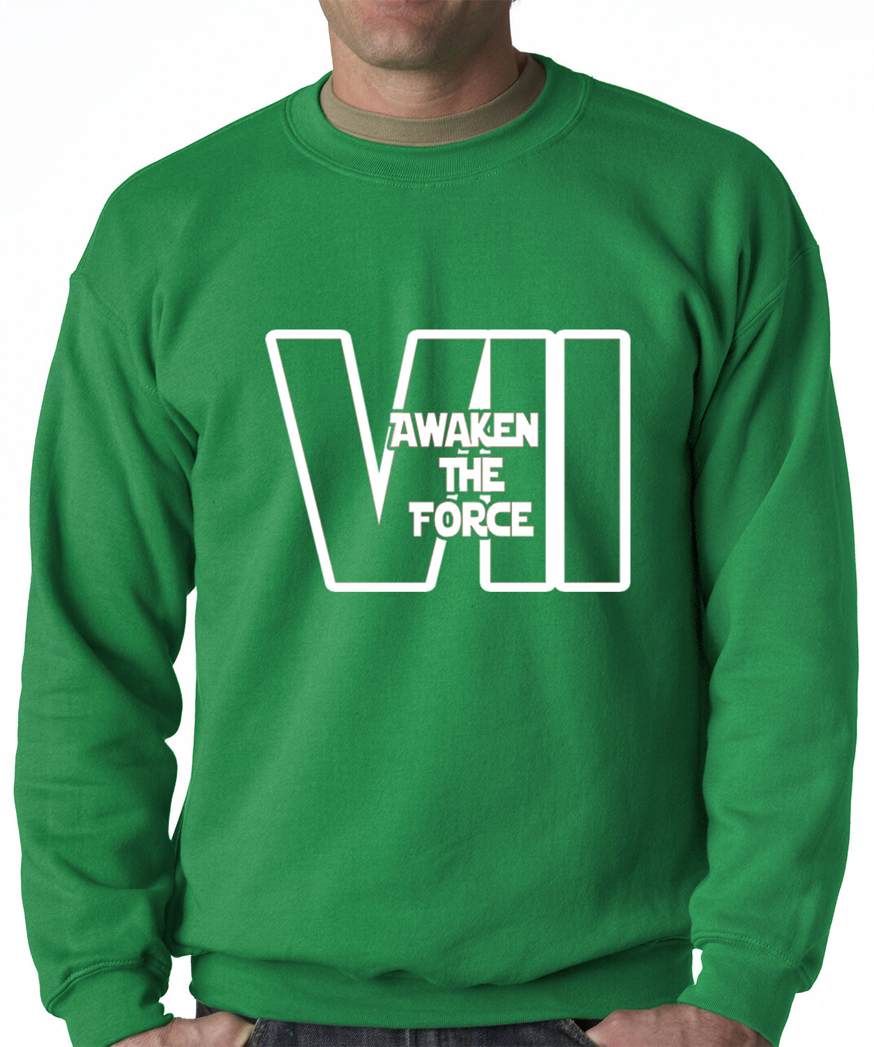 Awaken The Force VII Adult Crewneck Sweatshirt