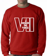 Awaken The Force VII Adult Crewneck Sweatshirt