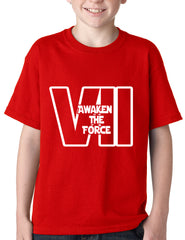 Awaken The Force VII Kids T-shirt Red