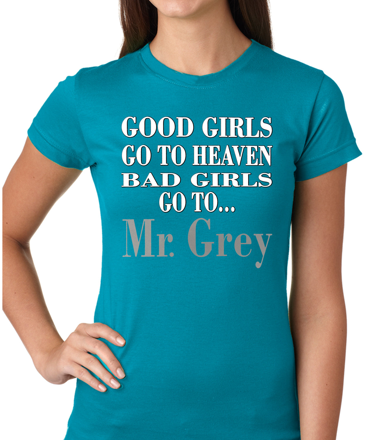 Bad Girls Go To Mr. Grey Girls T-shirt