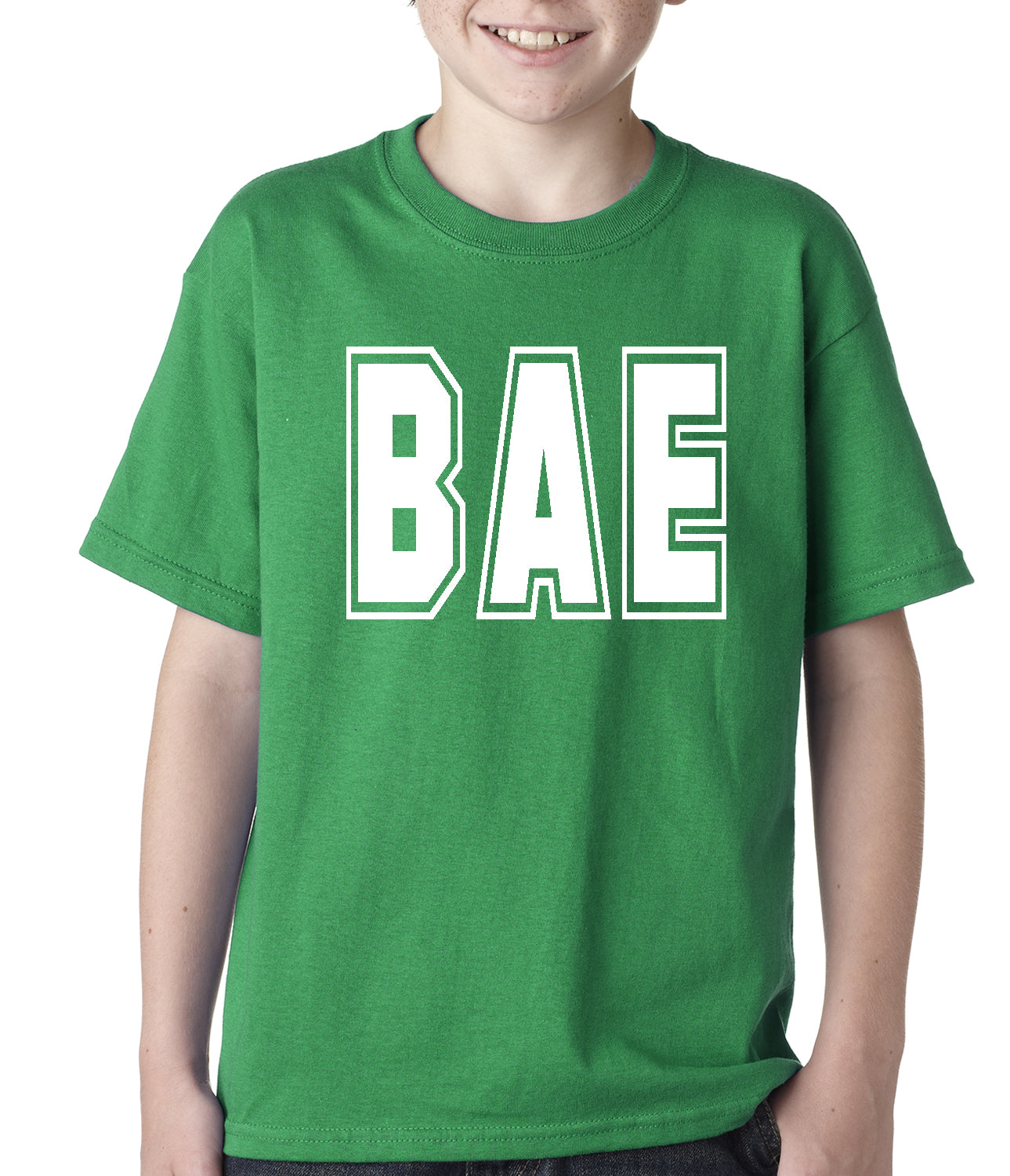 BAE Before All Else Kids T-shirt Kelly Green