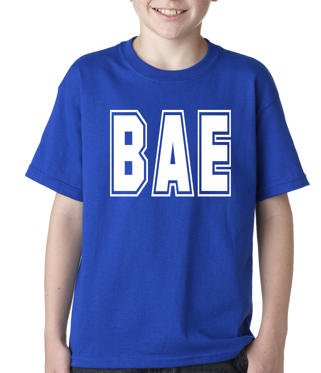 BAE Before All Else Kids T-shirt Royal Blue