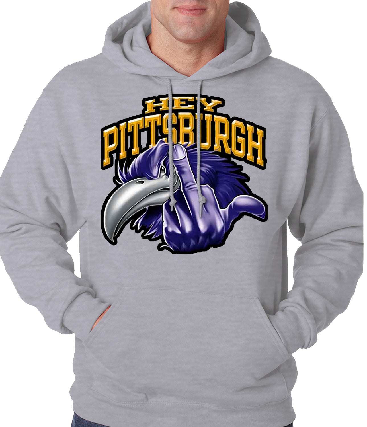 Baltimore Fan - Hey Pittsburgh Adult Hoodie