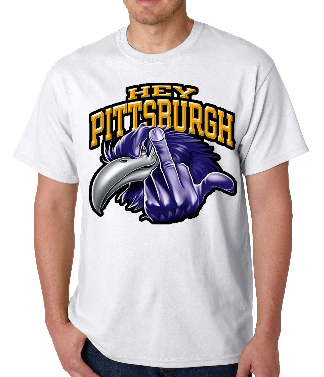Baltimore Fan - Hey Pittsburgh Mens T-shirt