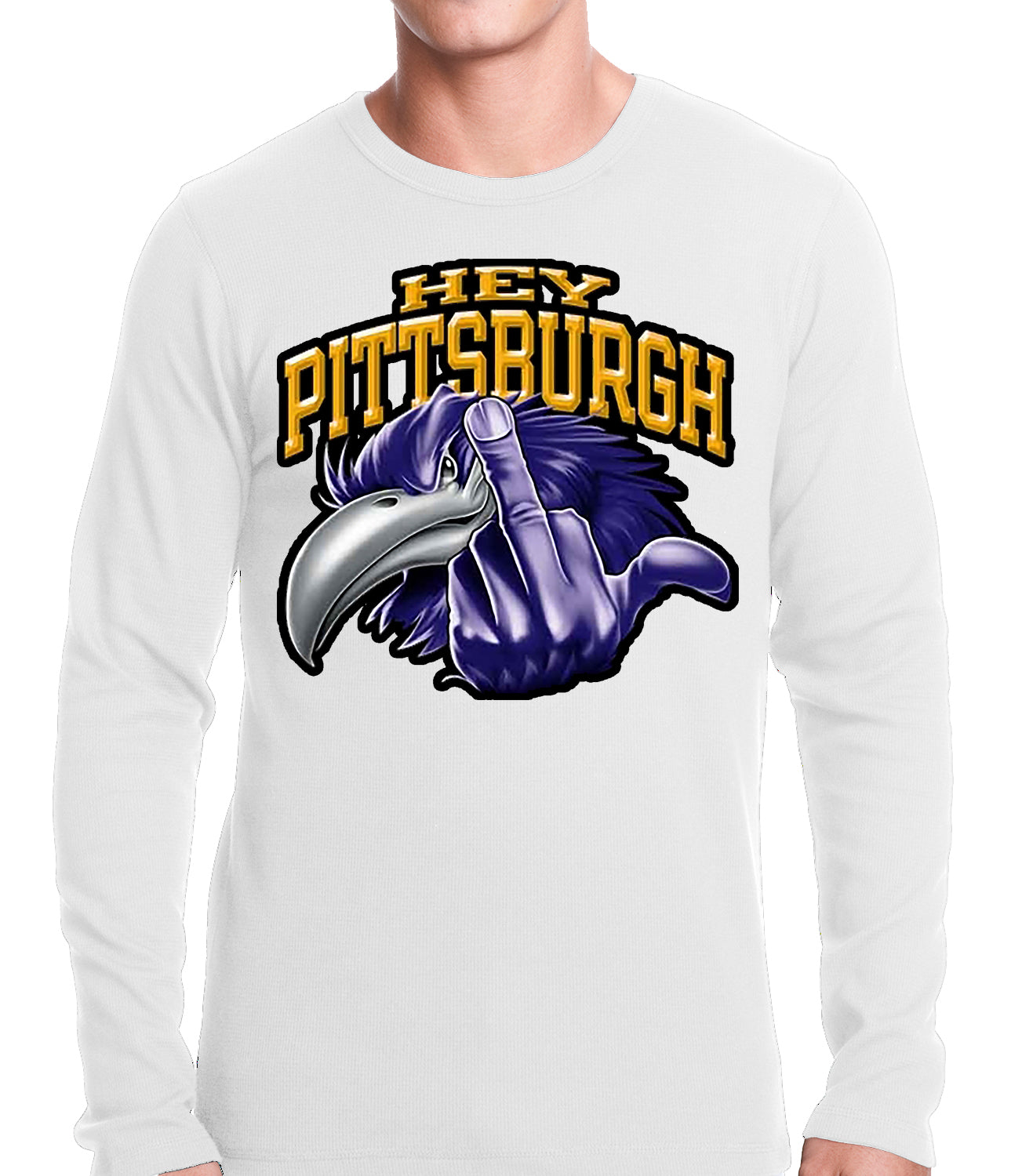 Baltimore Fan - Hey Pittsburgh Thermal Shirt