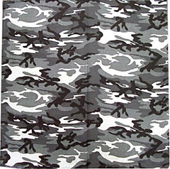 Bandanas - Grey Camoflauge Bandana