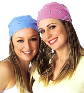 Bandanas - Plain Orange Bandana women