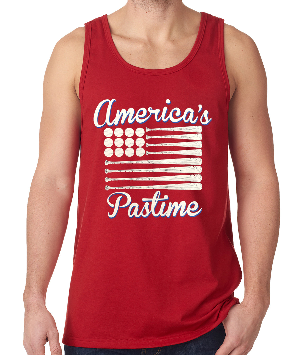 Baseball America's Pastime Tank Top