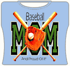 Baseball Mom And Proud Of It Girls T-Shirt