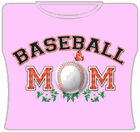 Baseball Mom Girls T-Shirt