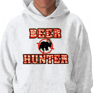 Bear Deer Beer Hunter Target Hoodie