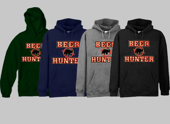 Bear Deer Beer Hunter Target Hoodie