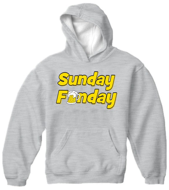 Beer Drinking Sweatshirts - Sunday Funday Hoodie