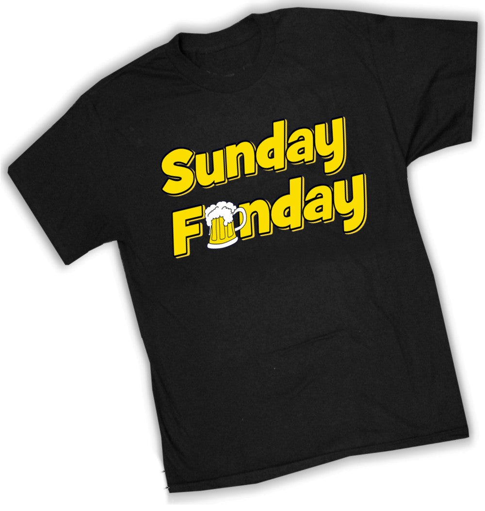 Beer Drinking Tees - Sunday Funday T-Shirt