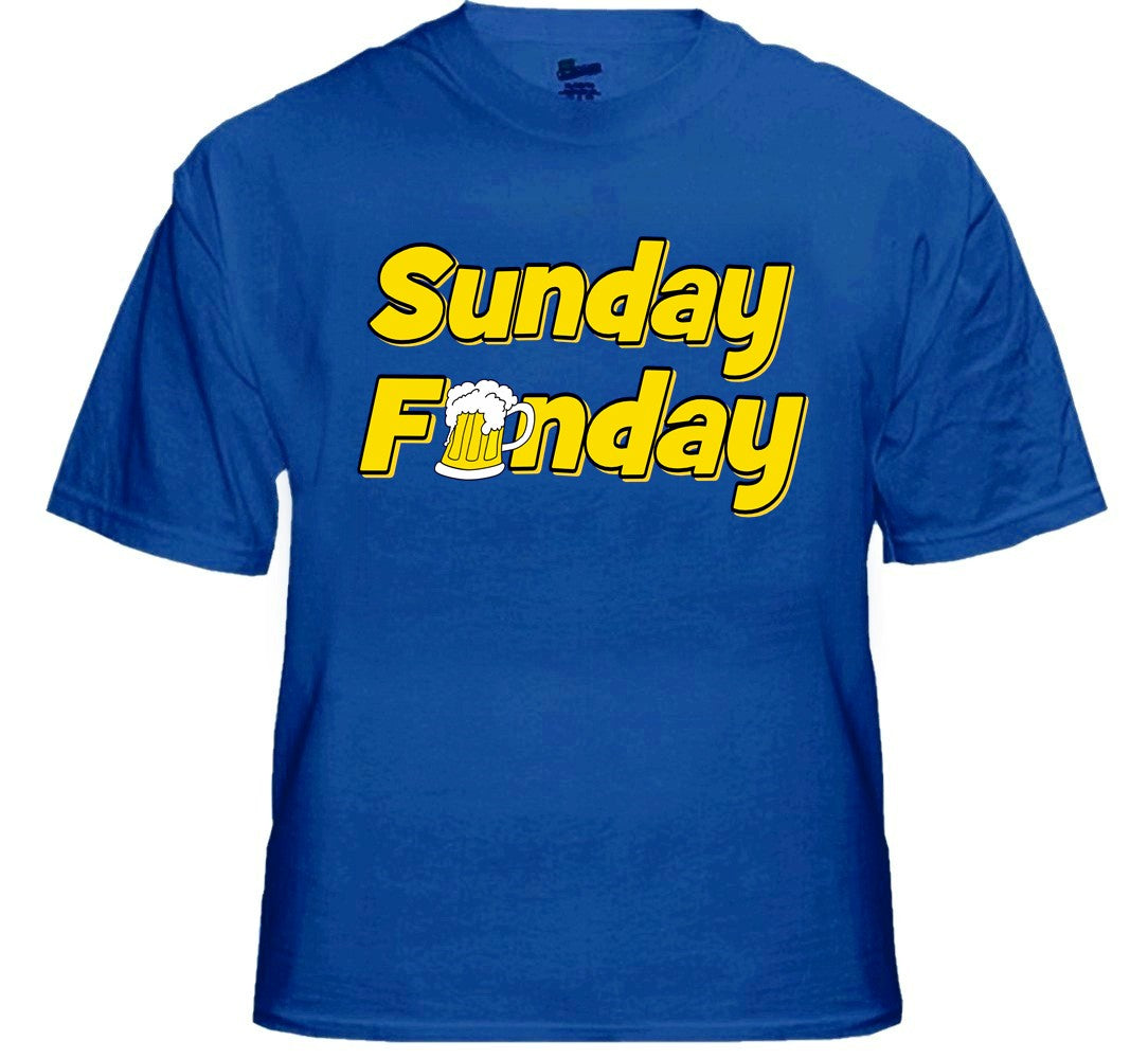 Beer Drinking Tees - Sunday Funday T-Shirt