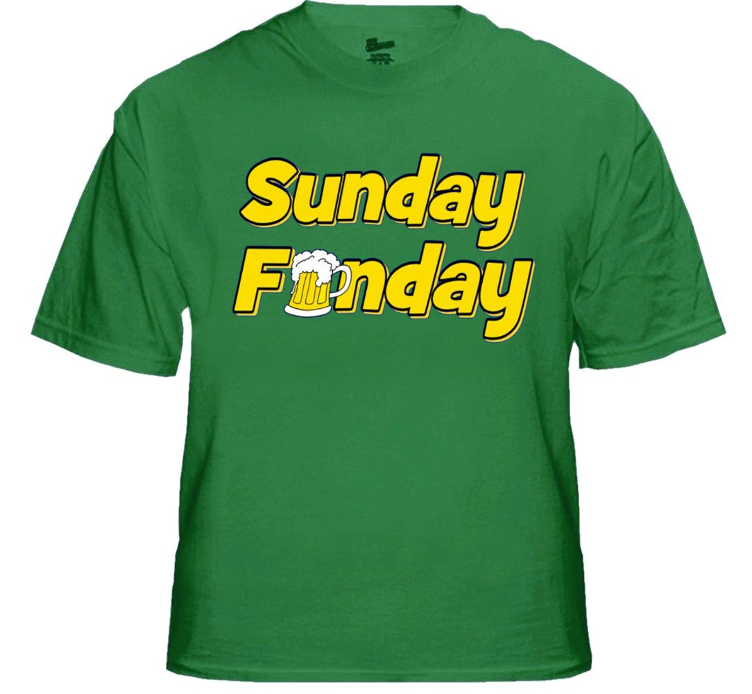 Beer Drinking Tees - Sunday Funday T-Shirt