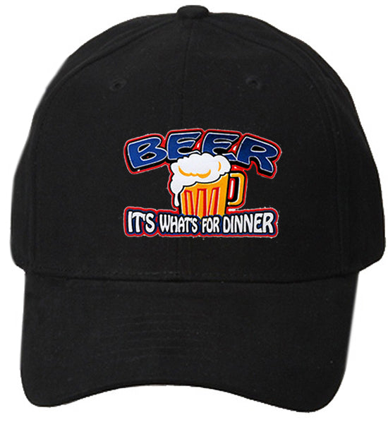Beer It's What's For Dinner Baseball Hat