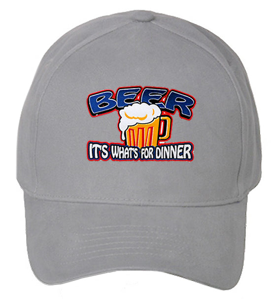 Beer It's What's For Dinner Baseball Hat