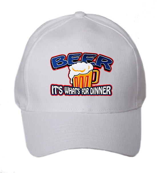Beer It's What's For Dinner Baseball Hat