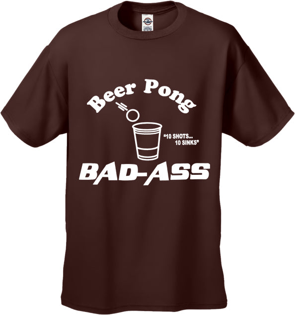 Beer Pong Bad Ass Men's T-Shirt