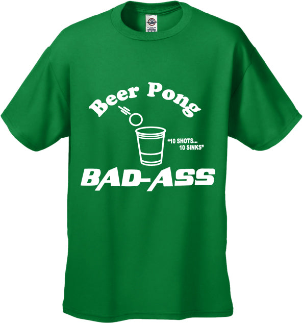 Beer Pong Bad Ass Men's T-Shirt