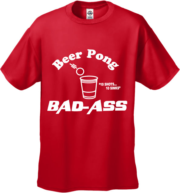 Beer Pong Bad Ass Men's T-Shirt