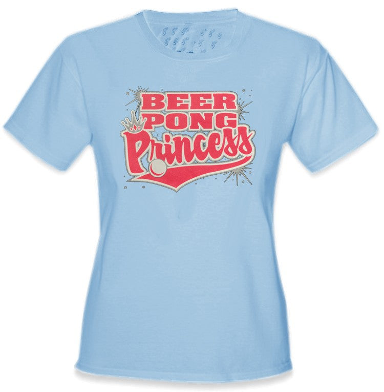 Beer Pong Princess Girls T-Shirt