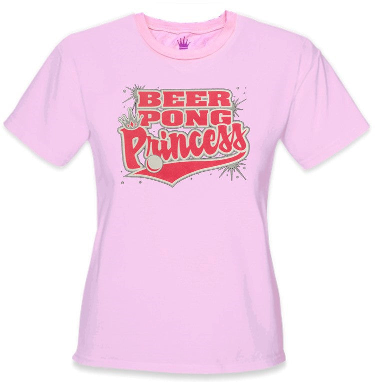 Beer Pong Princess Girls T-Shirt