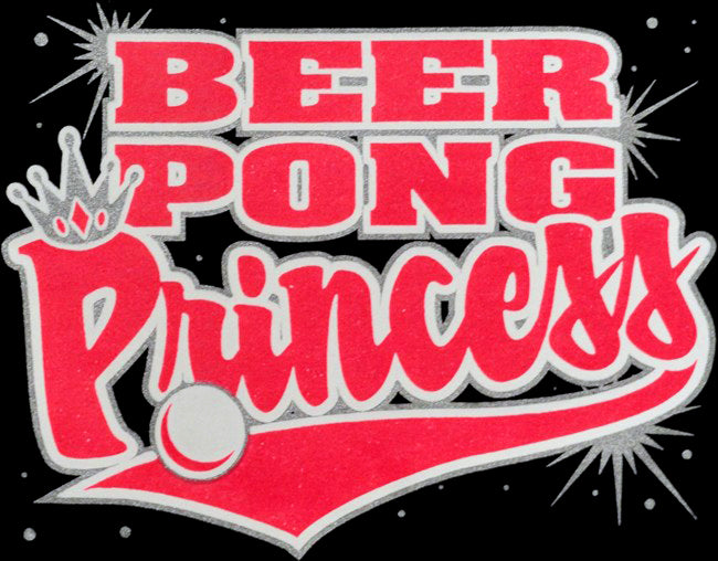 Beer Pong Princess Girls T-Shirt