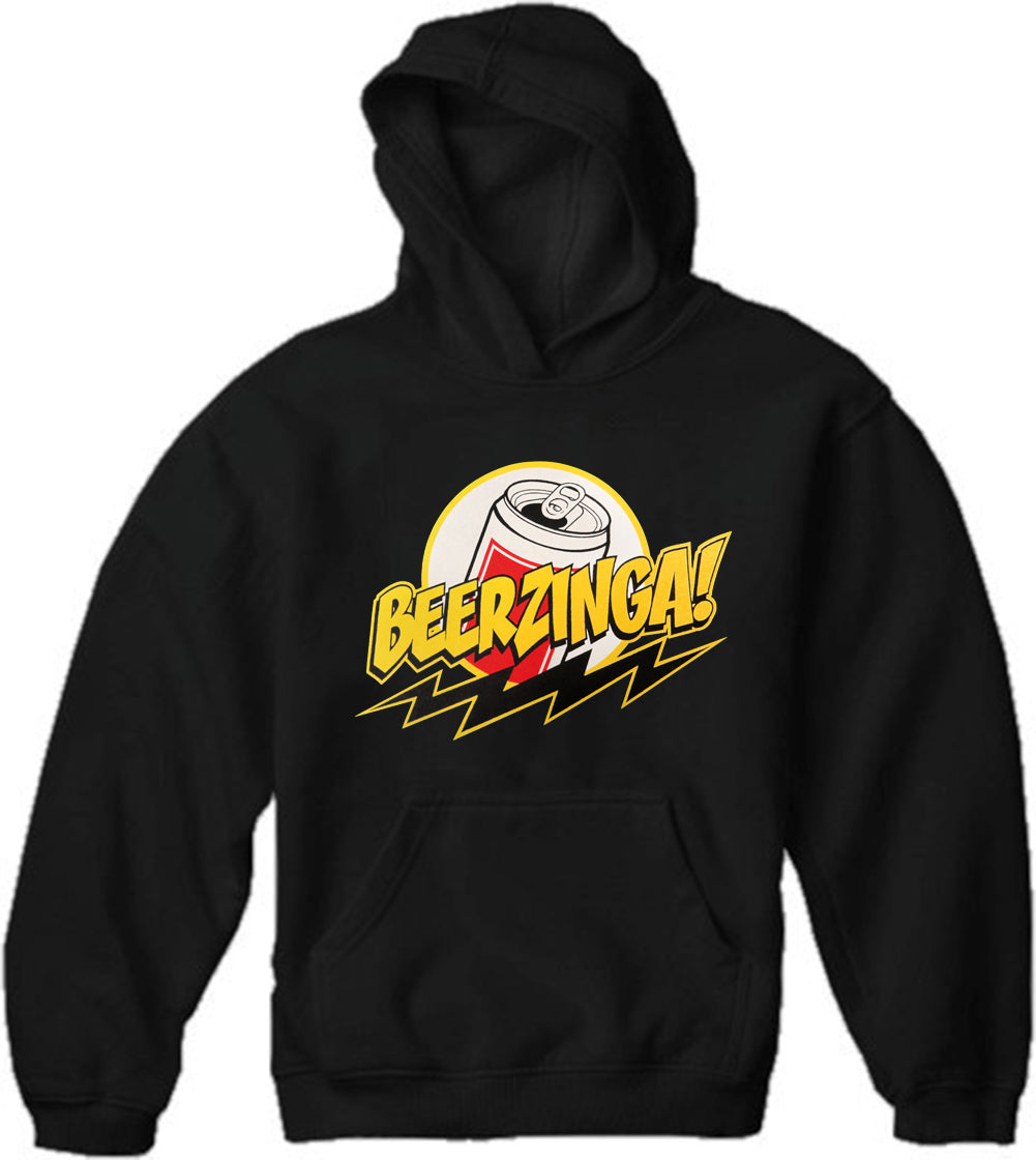 Beerzinga! - Big Bang Theory Parody Adult Hoodie