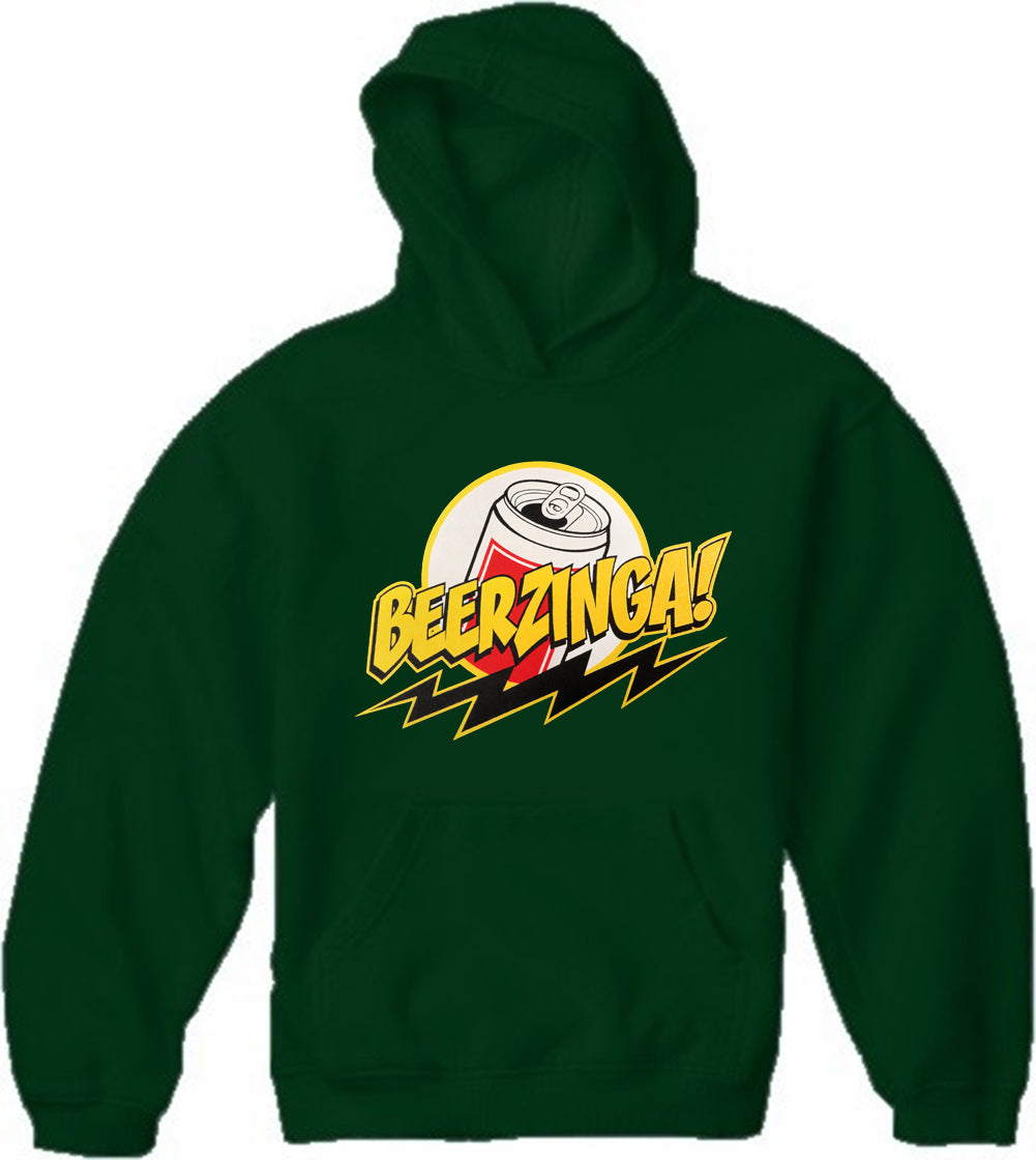 Beerzinga! - Big Bang Theory Parody Adult Hoodie