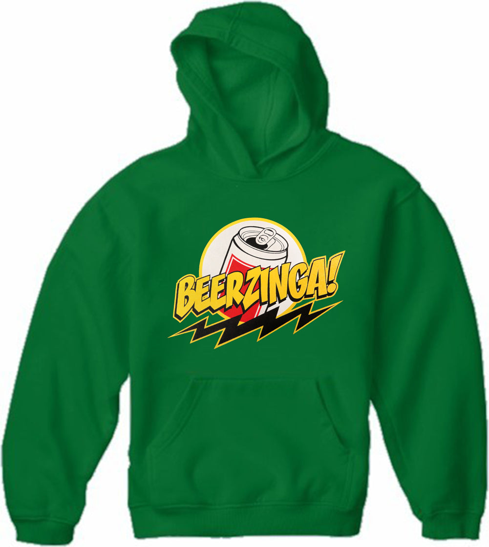 Beerzinga! - Big Bang Theory Parody Adult Hoodie