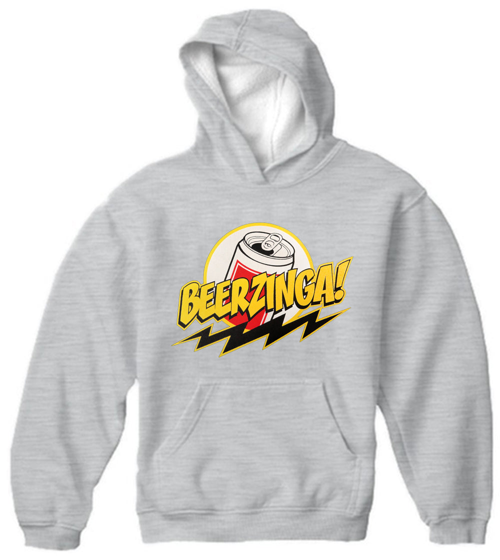 Beerzinga! - Big Bang Theory Parody Adult Hoodie