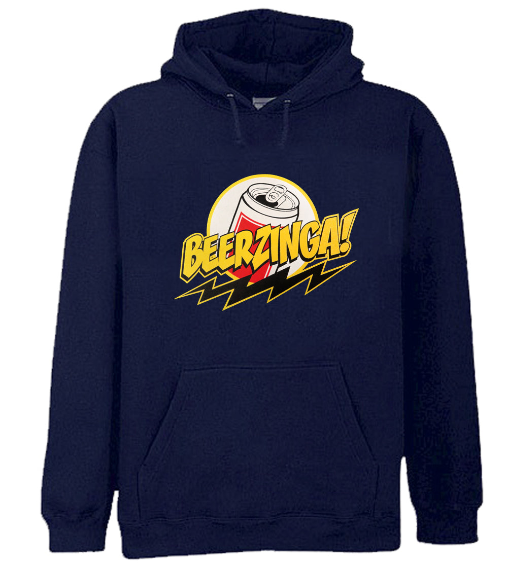 Beerzinga! - Big Bang Theory Parody Adult Hoodie