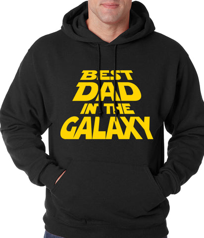 Best Dad in The Galaxy Adult Hoodie