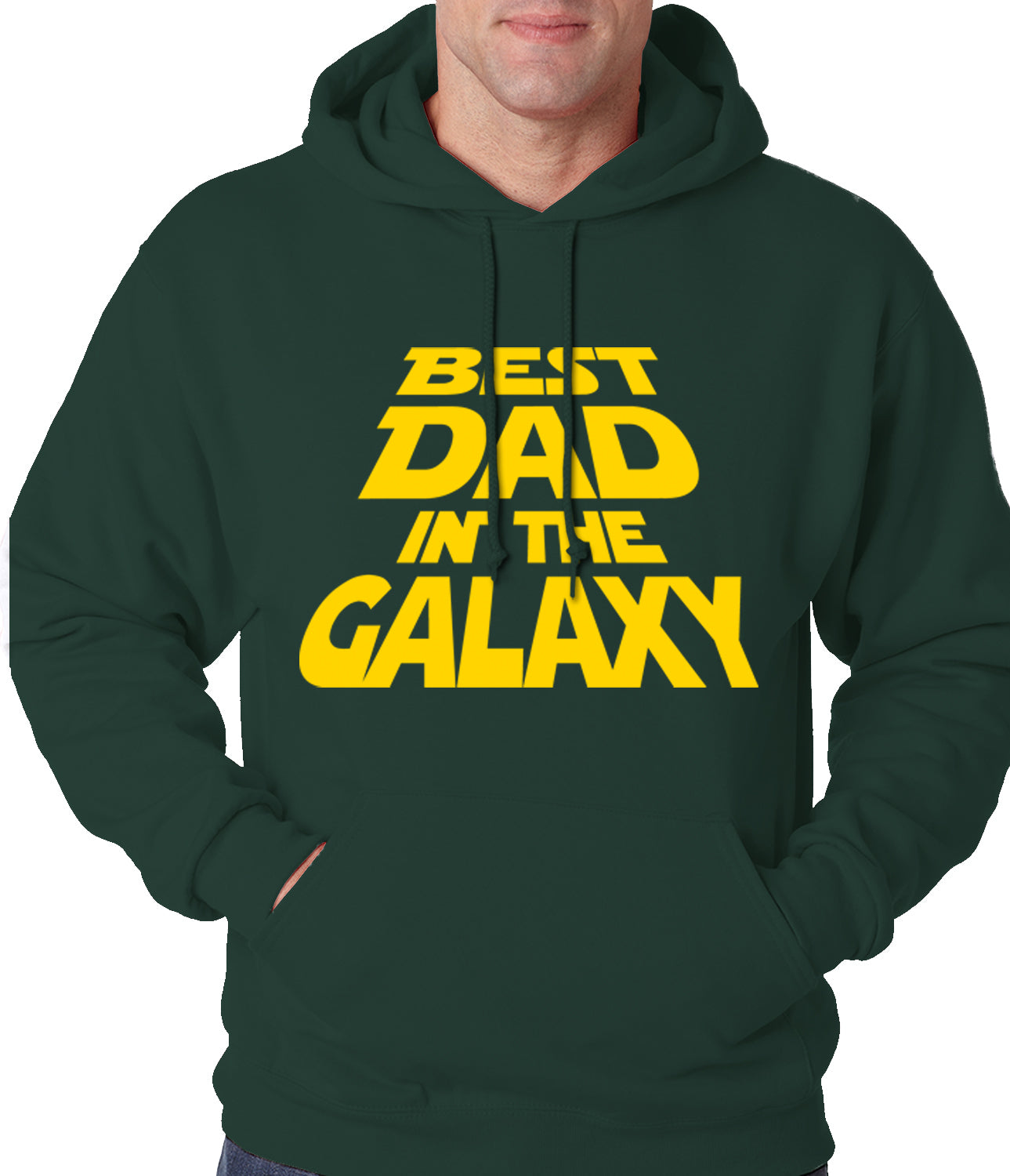 Best Dad in The Galaxy Adult Hoodie