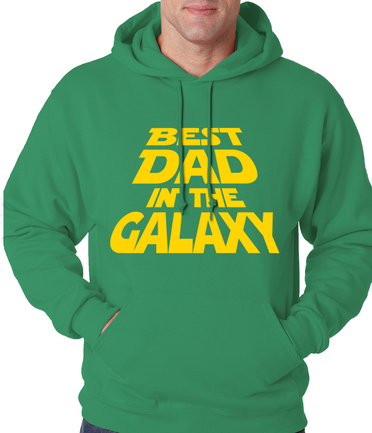 Best Dad in The Galaxy Adult Hoodie