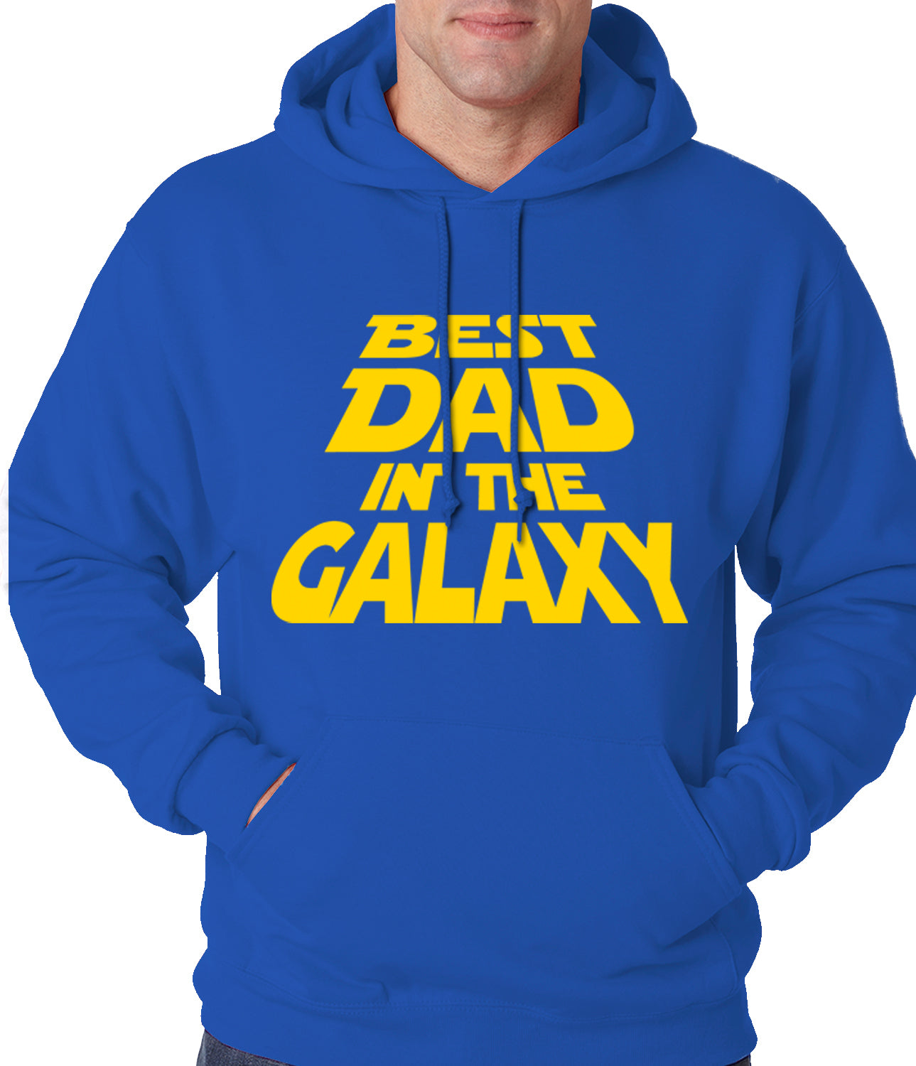 Best Dad in The Galaxy Adult Hoodie