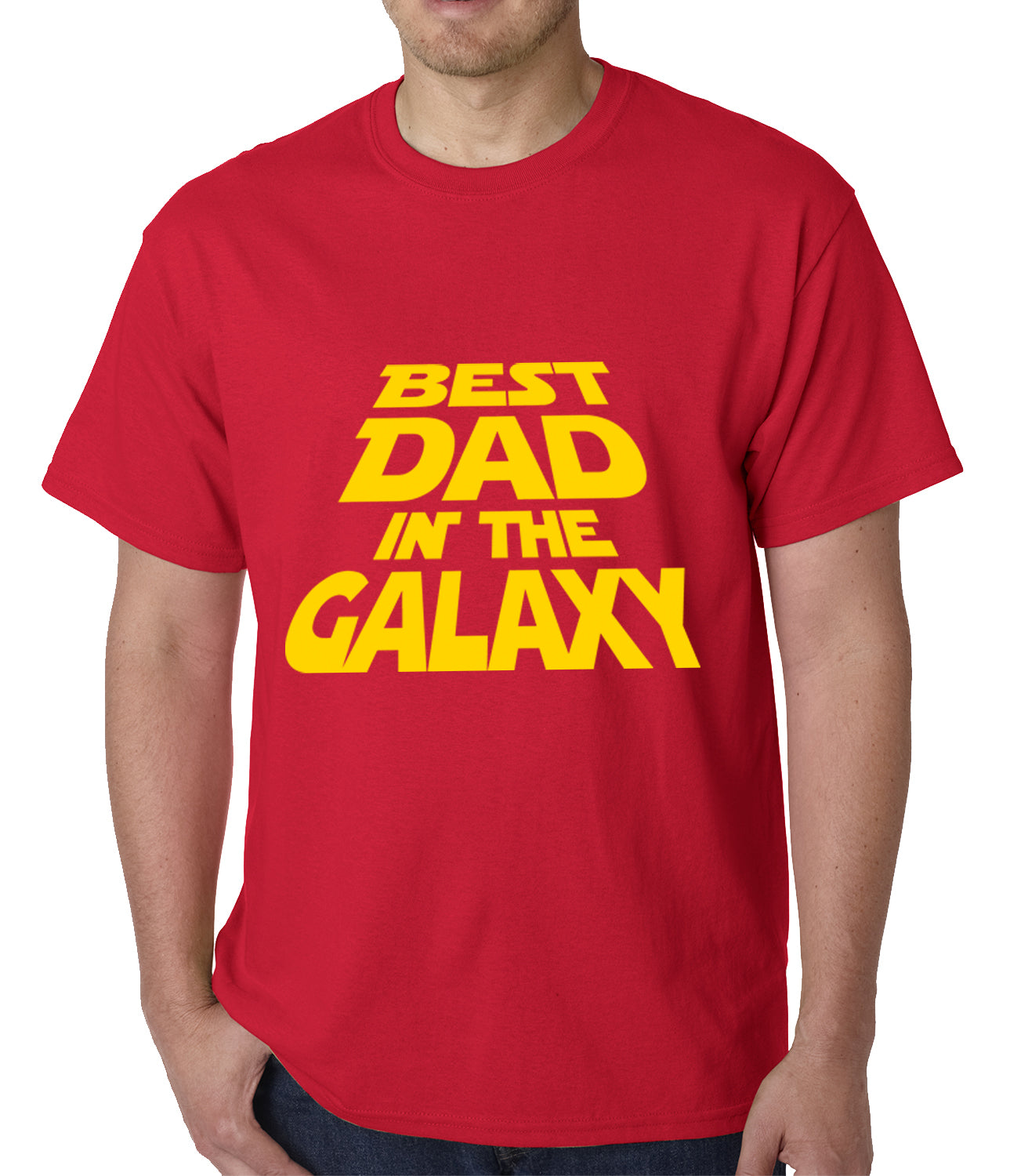 Best Dad in The Galaxy Mens T-shirt