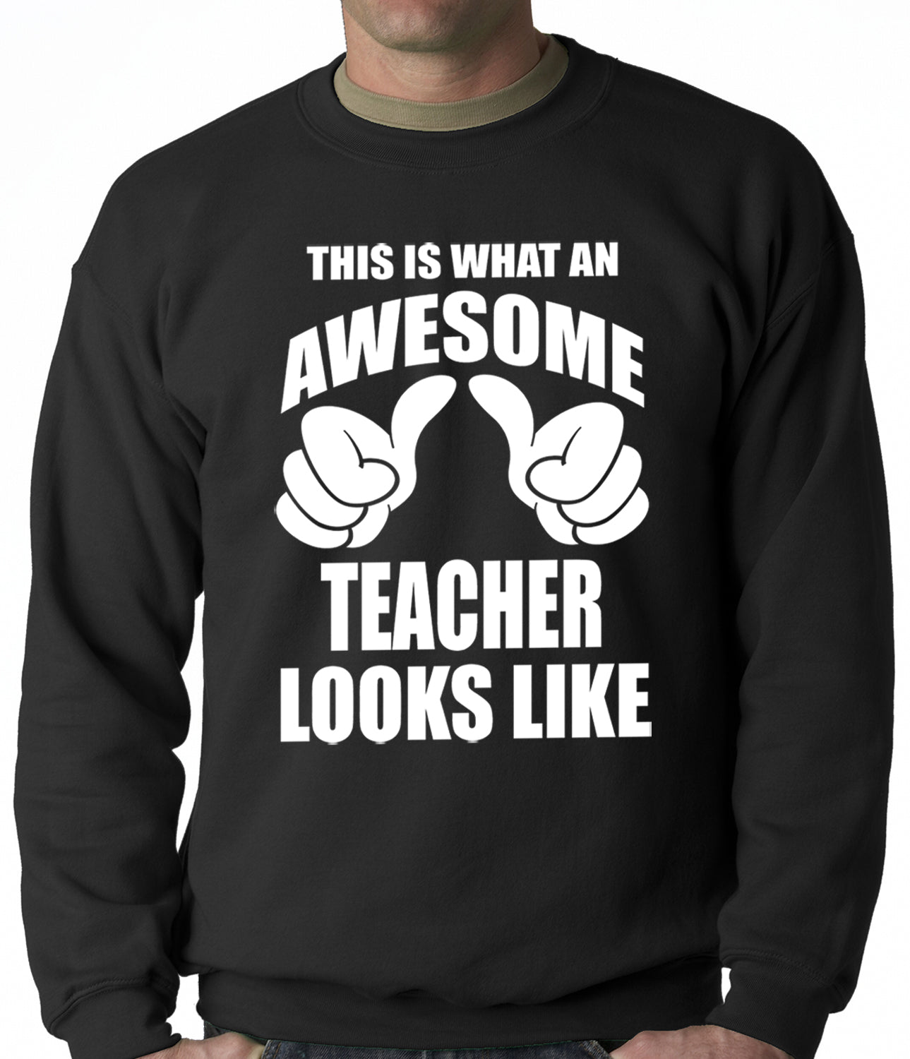 Best Teacher Ever Adult Crewneck