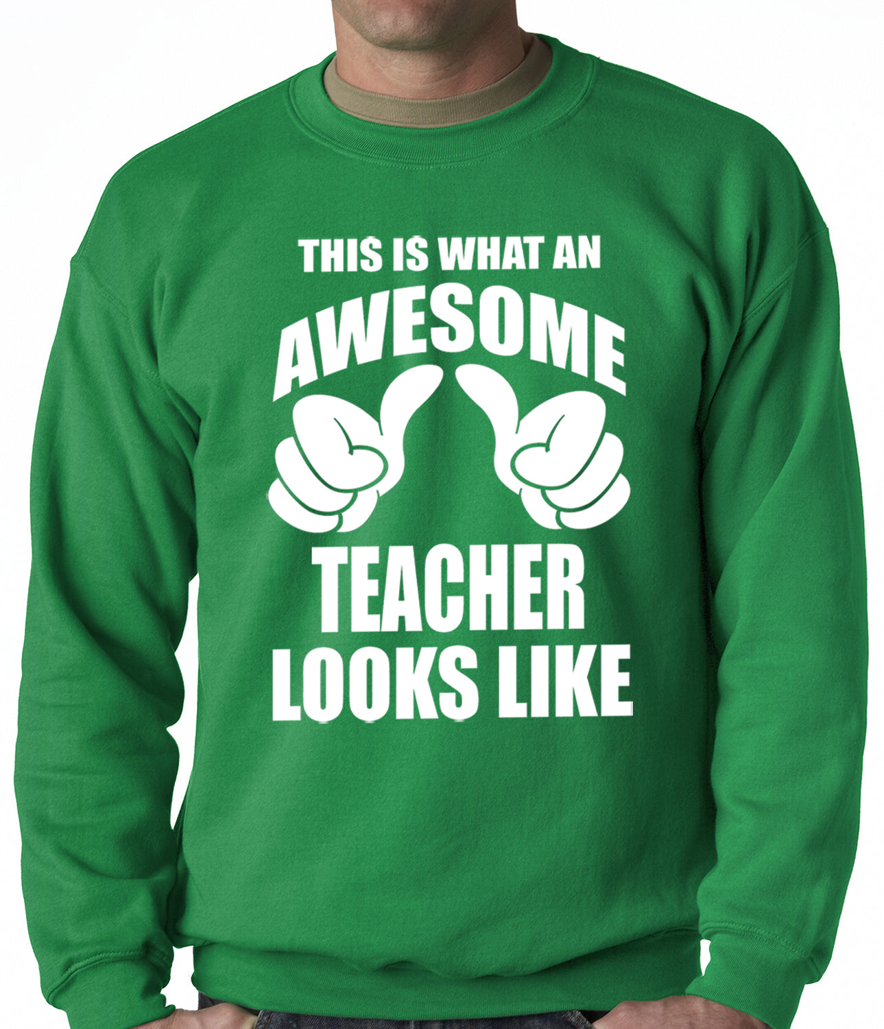 Best Teacher Ever Adult Crewneck